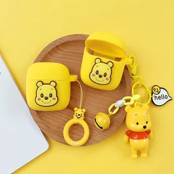 

Cartoon Soft Earphone Case For JBL Tune 220TWS Silicone Wireless Bluetooth Headset Protection Case Charging Box Bags