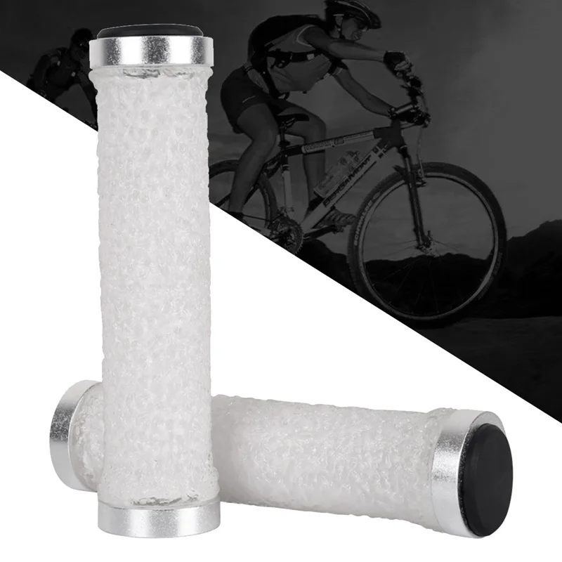 

1 pair Bicycle Grips Bike Soft Non-Slip Handlebar Grips Ends Cycling Parts Silicone Crystal Handle Grips MTB Road Bike Grips for