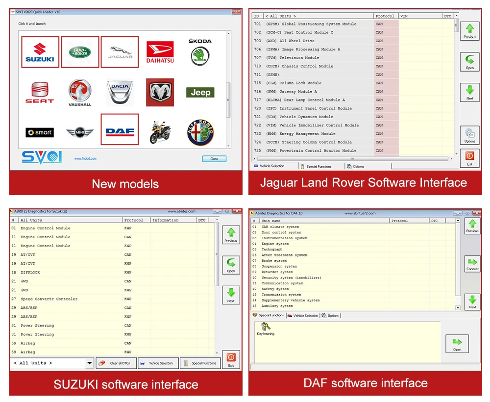 SVCI OBD2 ключевой программист SVCI функция VVDI2 V2015 V2014 SVCI без ограничений Fvdi abrites commander для обновления vag