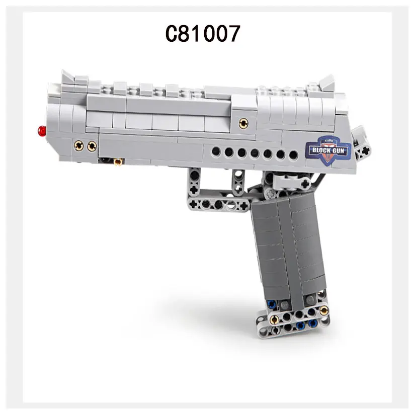  2019 Magnum Desert Eagle PUBG weapon Assembly pistol Technic Military Model Building Block Bricks c