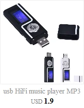 Мини usb HiFi музыкальный плеер MP3 walkman воспроизводитель портативный MP3 плеер Поддержка Micro SD TF карта 32 Гб спортивный музыкальный медиаплеер