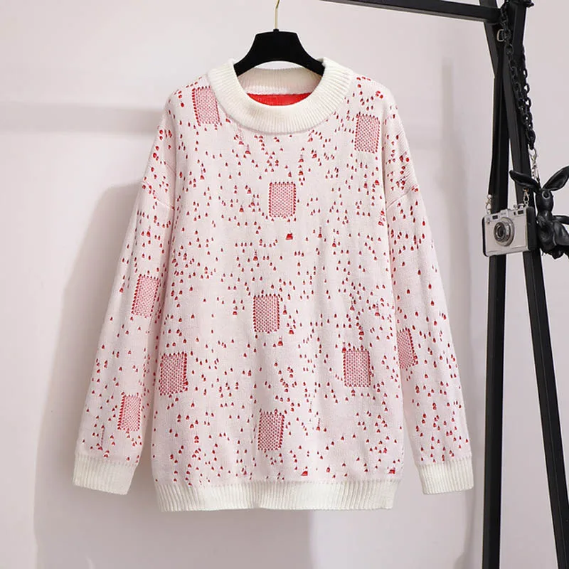 Autumn winter sweater women 5XL 6XL 7XL 8XL 9XL plus size bust 150cm | Женская одежда