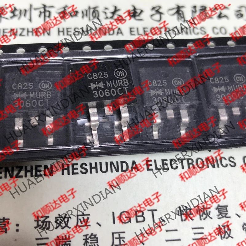 5 шт., новые оригинальные кнопки MURB3060CT-263 600V 30A на