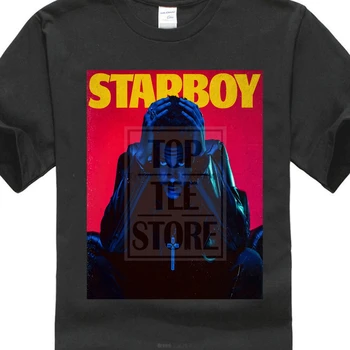 

The Weeknd Starboy Mens Black T Shirt New Official Adult