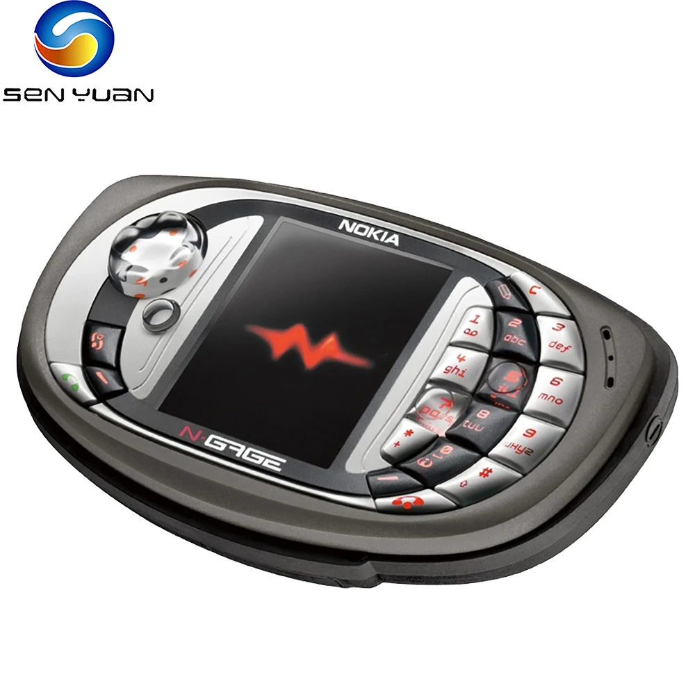 Original Unlocked Nokia N-Gage QD 2G GSM Mobile Phone 2.1'' TFT Display Classic Game CellPhone Cheap Symbian OS SmartPhone giffgaff refurbished phones