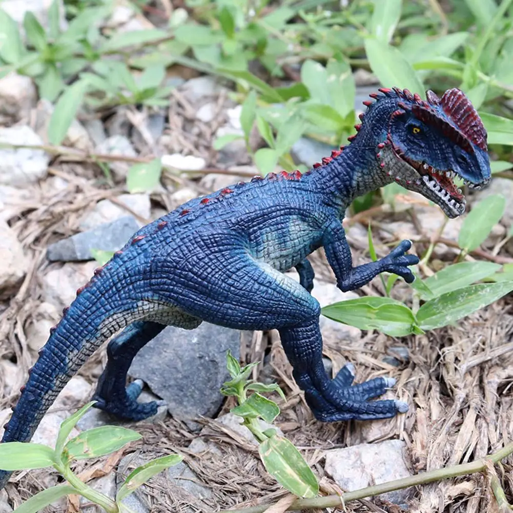 4 дюйма в стиле Парк Юрского периода Dilophosaurus динозавров игрушки PVC Моделя с