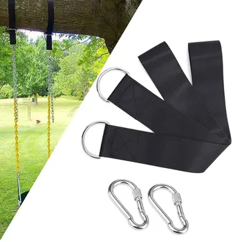 

Outdoor Activities Bandage Carabiner Non Slip Tree Mount Swing Rope Hammock Attachment Playground Entertainment Hanging Strap