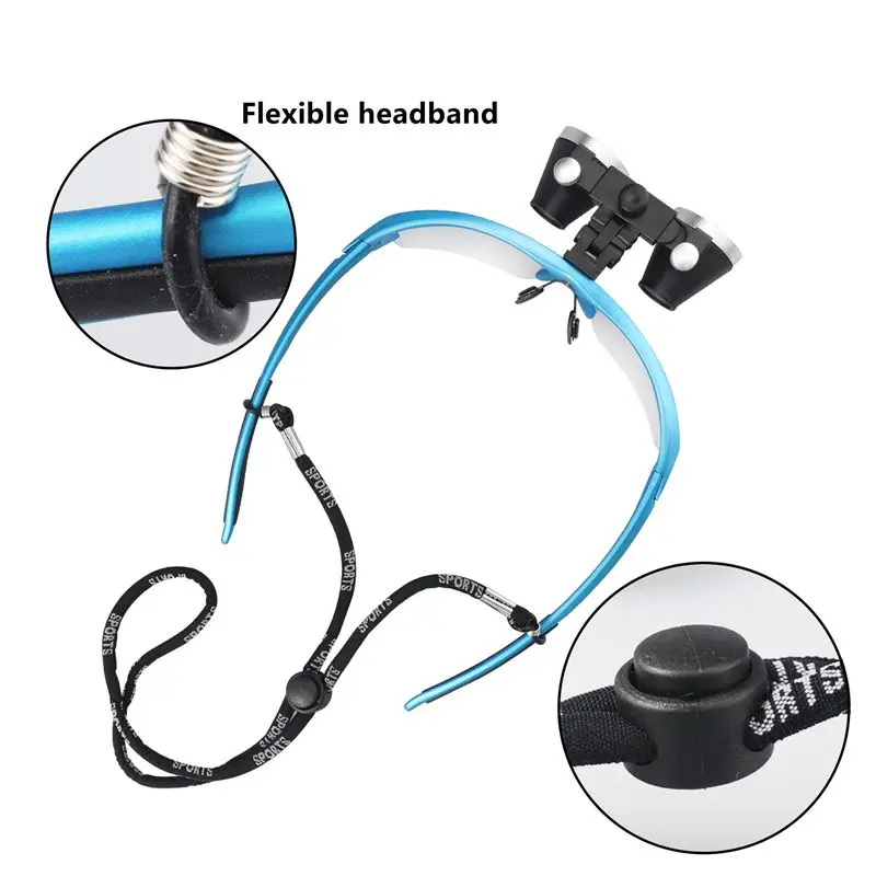 Dental Loupes with 3 W Head Light Dentist Binoculars Medical Operation Magnifying Glasses Lupa Surgery Surgical Magnifier Dental Loupes with 3 W Head Light Dentist Binoculars Medical Operation Magnifying Glasses Lupa Surgery Surgical Magnifier