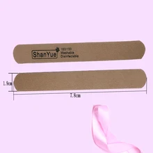 TF21 10 قطعة 150/150 القهوة خشبية مسمار الملفات الرملي العازلة مانيكير الأشعة فوق البنفسجية هلام نصائح جهين مسمار الفن الرملي عازلة ملفات BV2 #(China)