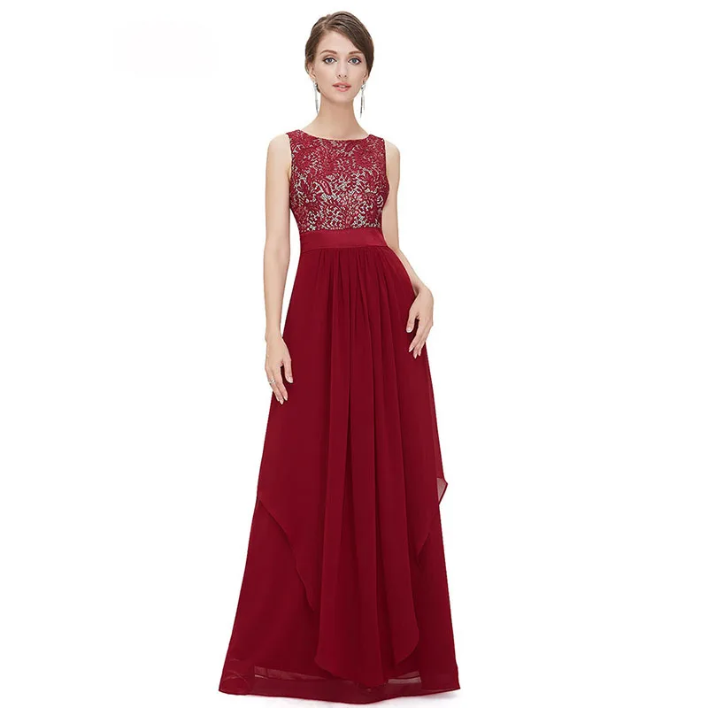 

Red Prom Dresses Long Chiffon Full Length Evening Dresses Party Gown Formal Dresses Vestidos De Gala Wedding Party Prom Dresses