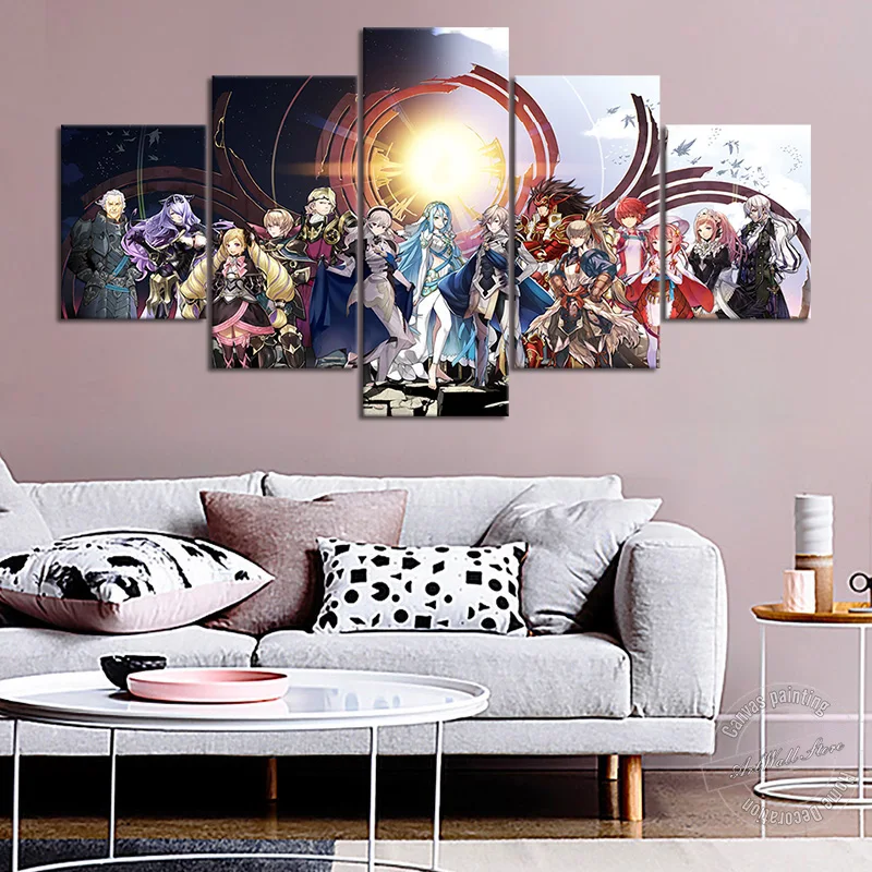 

Fire Emblem Fates No Frame Video Game Poster Fire Emblem Heroes Wall Art Pictures for Living Room and Playroom Decor Nice Gift