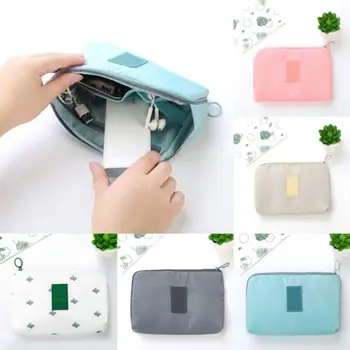 

Portable Digital Storage Bag Electronic USB Drive Mouse Cable Earphones Charger Adapter Organizer Case Gadget Travel Bag