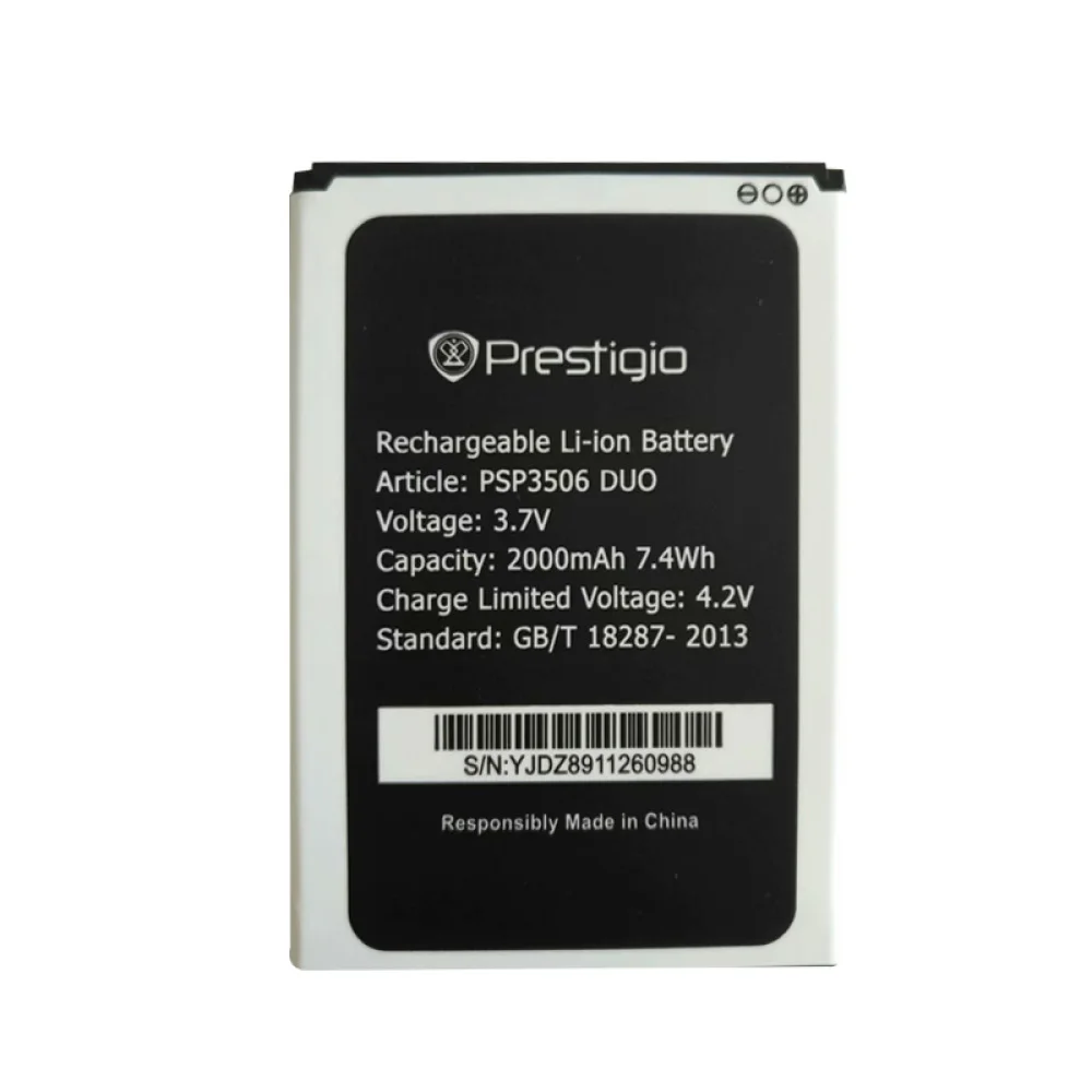 Новинка 3 7 V 2000mAh PSP 3506 Сменный аккумулятор для Prestigio Wize M3 DUO Мобильный телефон