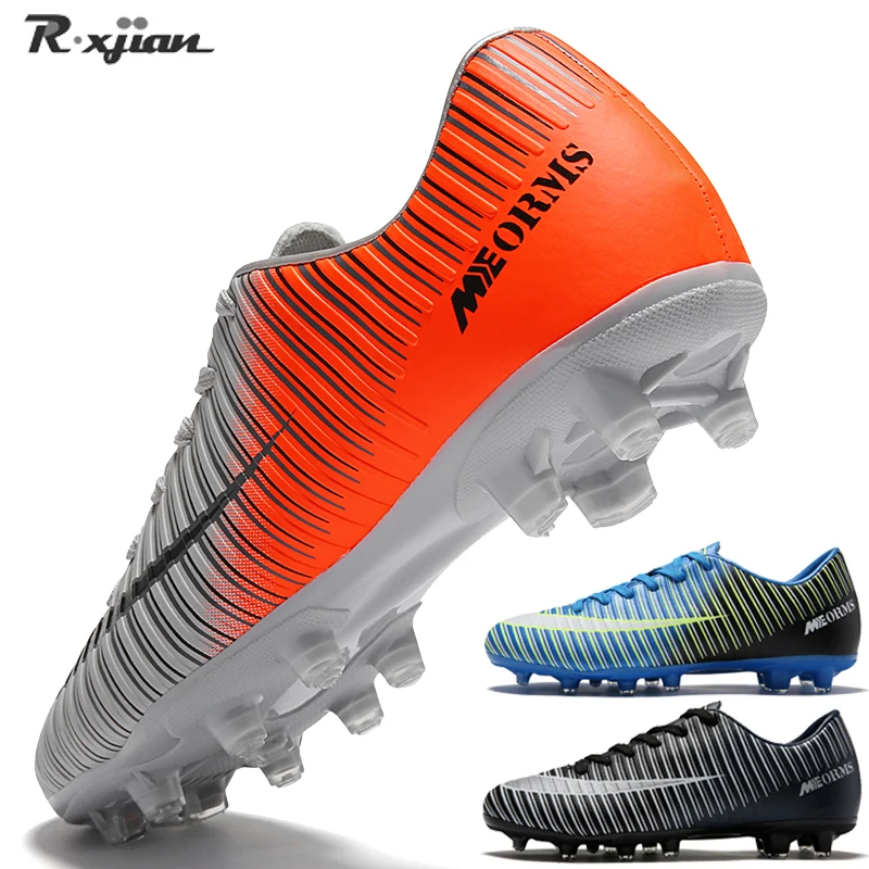 

Men EU Size 31-43 Unisex Soccer Shoes Long Spikes Ankle Football Boots FG Outdoor Grass Cleats Football Shoes chuteira futebo