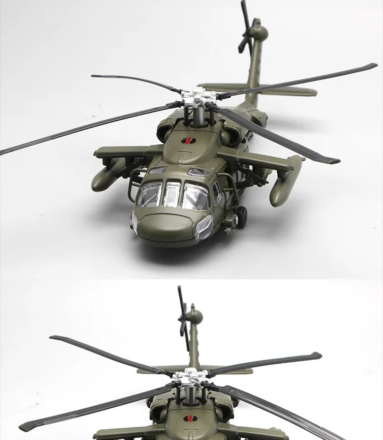 Высокая имитация сплава черный орел вертолет модель металлический армейский вертолет литье под давлением со звуком и светом коллекционные игрушки