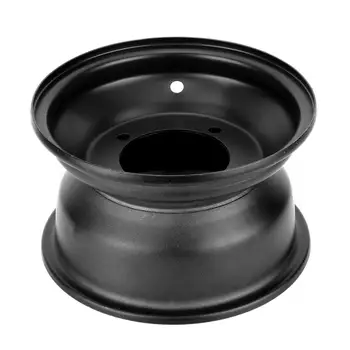 

10inch 90mm/3.54in Hole 4 Stud Front Wheel Rim for 250cc Quad Dirt Bike ATV Buggy Black accesorios automovil rines para carro
