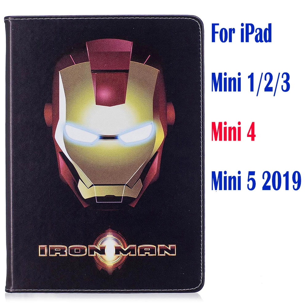 as photo Чехол для ipad 4 air 2 ipad 9,7 ipad mini 1/2/3/4/5 Pro Movie Marvel Мстители эндгейм Тор стенд coque capa Cover - Цвет: as photo