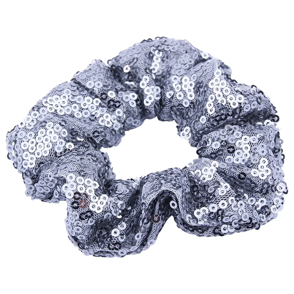 Gray headband Meimile резинки для волос конский хвост держатель бархатные резинки для волос для женщин блестящая резинка праздничные подарки - Цвет: Gray headband