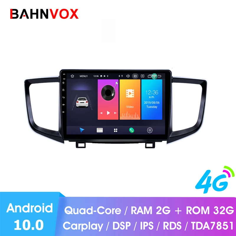 10 1 &quotandroid 0 RAM2G Автомобильный gps dvd плеер для honda pilot 2016 2018 автомобильное радио