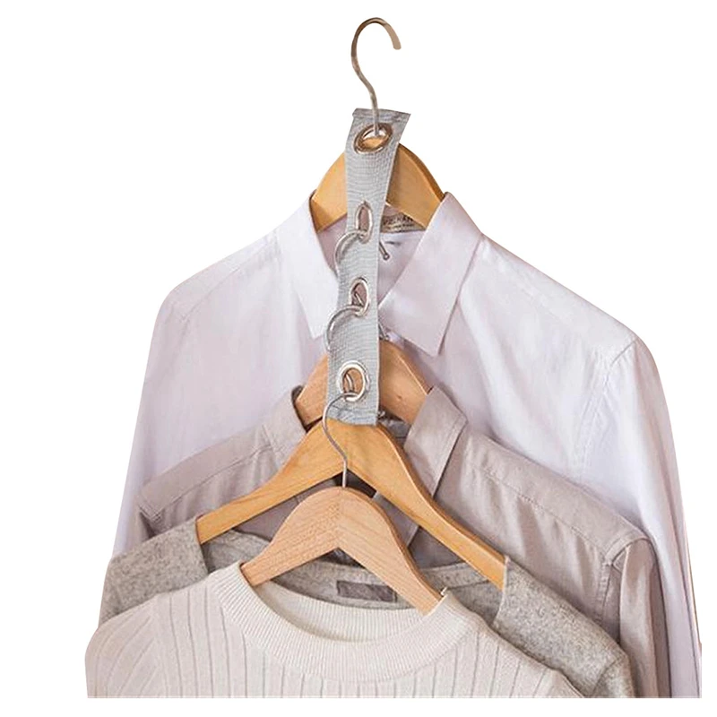 Closet Hanger Wonder Space Save Magic Extension Connection Clothing Rack Band Durable practical  Portable Simple  Portable 