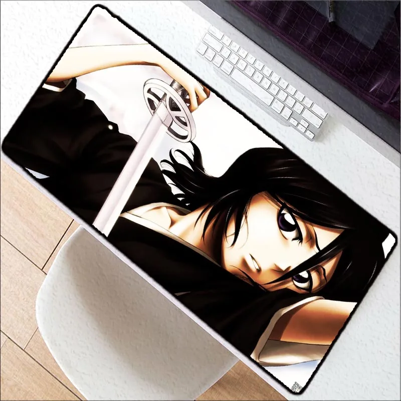 Anime Bleach Large Gaming Mouse Pad Lockedge Mouse Mat for Laptop Computer Keyboard Pad Desk Pad fo