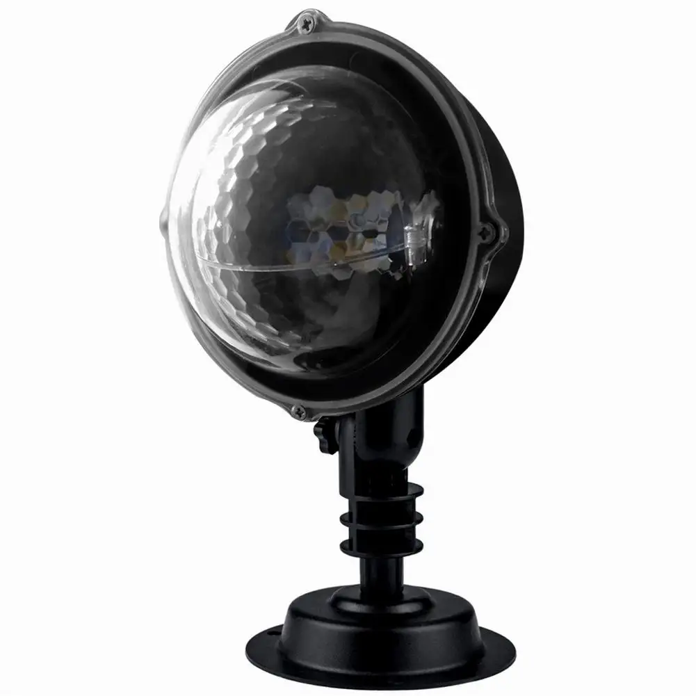 Светло-зеленый Открытый Водонепроницаемый Снежинка лазерный прожектор Праздничные рождественские LED украшения Рождественский проекционный свет - Цвет: Светло-зеленый