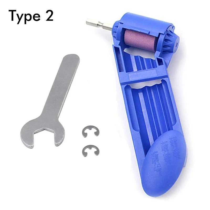 2,0-12,5 мм колесный инструмент портативное сверло точилка Корунд шлифовка для сверла полировщик шлифовальный круг - Цвет: Type 2