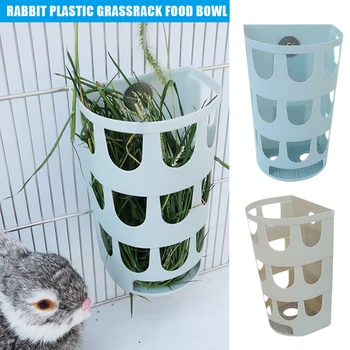 

Small Animals Food Feeder Rabbit Hay Rack Guinea Pig Manger Food Bin Bowl XHC88
