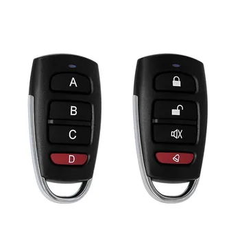 

by express 50pcs new upgrade clone self learning code 4 button ABCD 433.92MHZ Wireless remote control controller