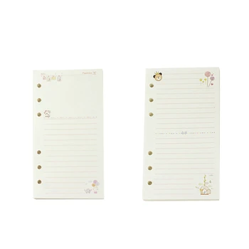 

2Pcs A6 Cute Colorful Diary Refills Spiral Notebook Replace Color Core Loose Leaf Stationery Gift School Planner Ring Binder Pap