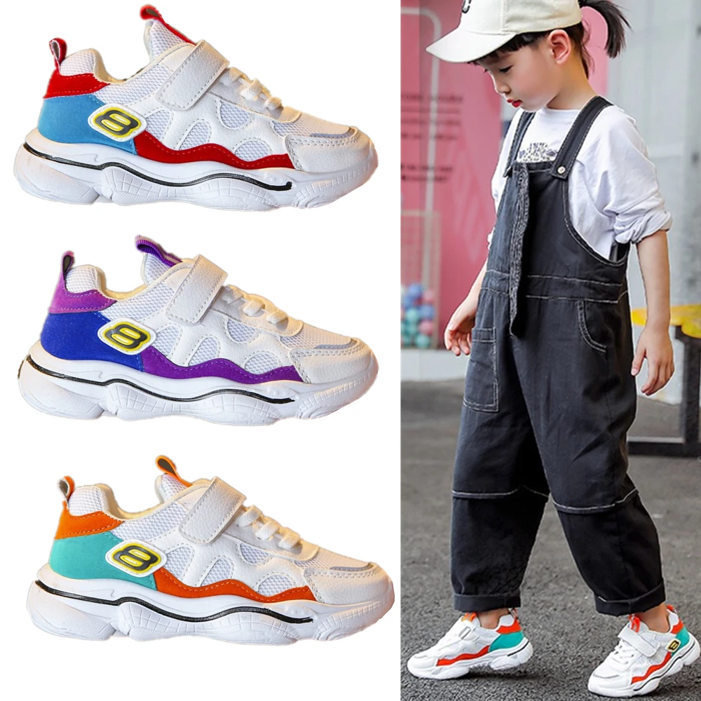 

Boys Girls Sneakers Shoes Fashion Big Children's Shoes Primary School Kid's Sports Shoes Sneakers Size