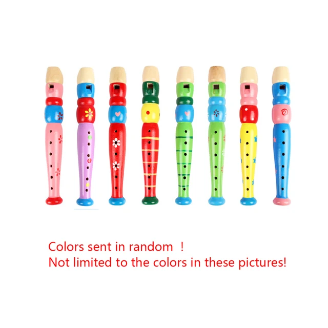 6-Hole Wooden Kid Musical Instrument Early Education Develop Recorder Woodwind Musical Educational Toy for Children Gift 5
