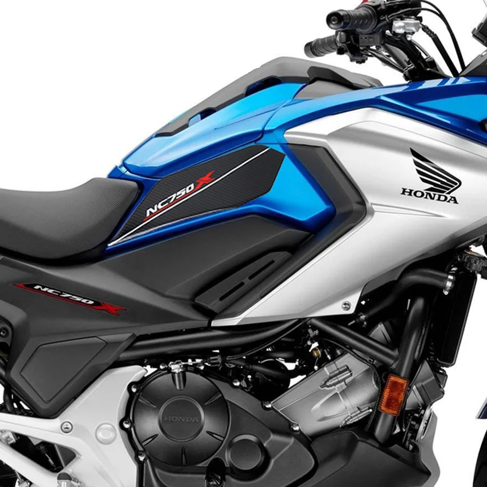 

3D Fiber Sticker Motorcycle Accessories Tank Decal Protector Pad Set Sets For HONDA NC750X NC 750X NC700 2014-2019 2018 17 16 15