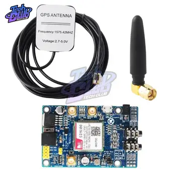 

SIM808 Module GSM GPRS GPS Development Board IPX SMA with GPS Antenna for Arduino Raspberry Pi Support 2G 3G 4G SIM Card