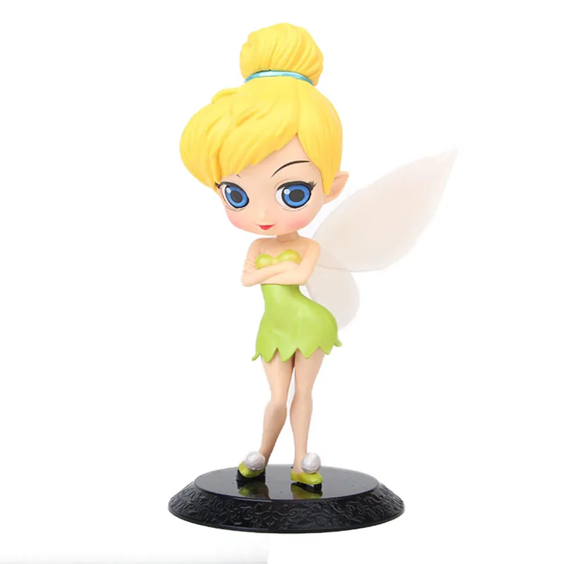 Принцесса Дисней Q версия персонажи Белл Жасмин Принцесса ПВХ фигурка куклы KidsToys для детей подарок на день рождения D40D