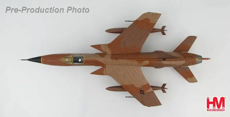 HOBBY MASTER Registry F-105D Thunderchief USAF 466th TFS#62-4299 пустыня лисица холм AFB UT April 1983 1/72 литая под давлением модель самолета
