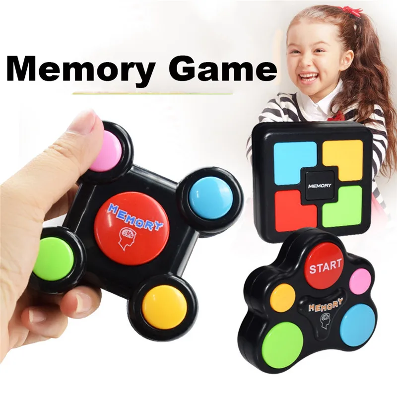 Обучающая игровая машина с подсветкой, звуковая игрушка, интерактивная игра, обучающая игровая машина с памятью, игрушки для детей