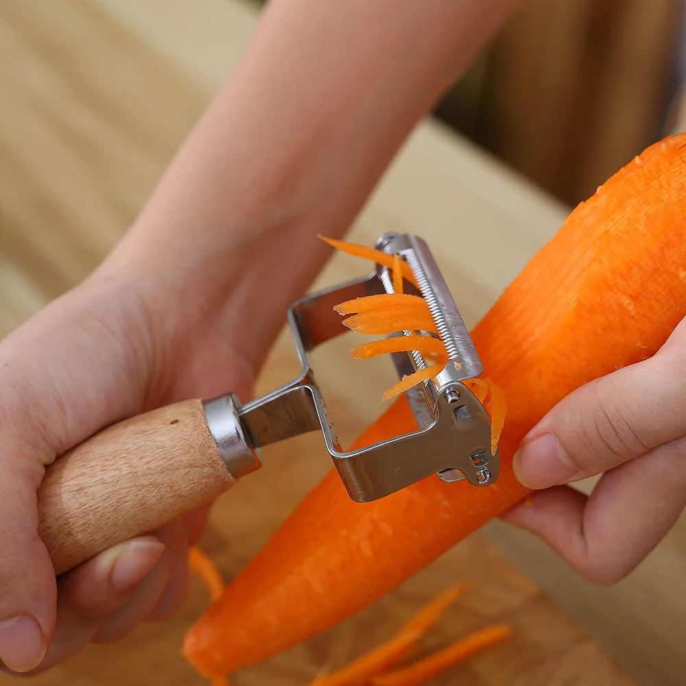 Useful Fruit Vegetable Peeler Sharp Stainless Steel Potato Peeler Carrot Grater Vegetable Julienne Slicer Kitchen Gadgets Tools
