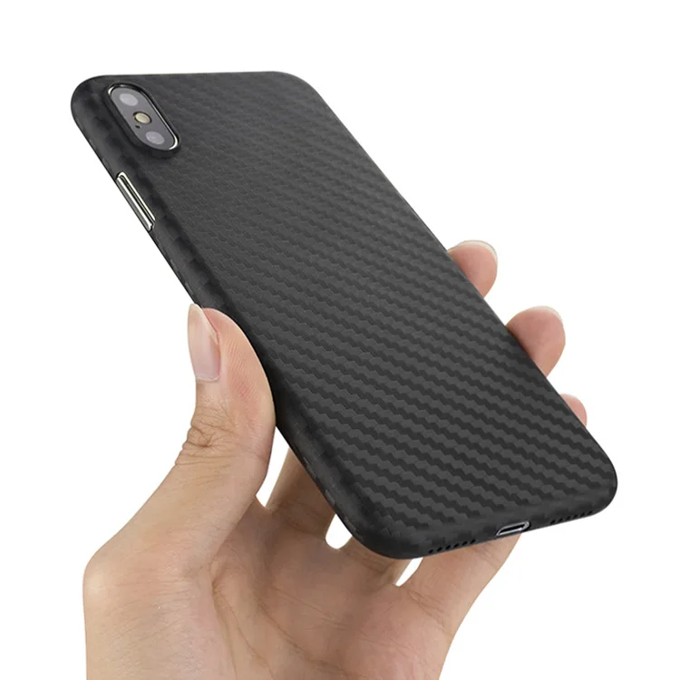 11 cases Carbon fiber phone case pp fine hole camera protective cover for iPhone X XS MAX XR 7 8 PLUS ultra-thin 0.4 mm cases for iphone 11