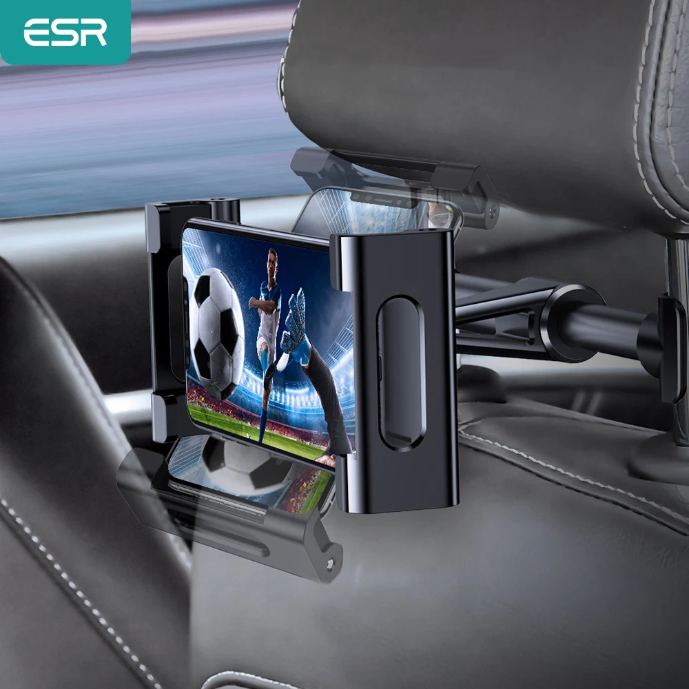 Esr Car Tablet Phone Holder Ajustable Ipad Stand Car Back Seat Holder