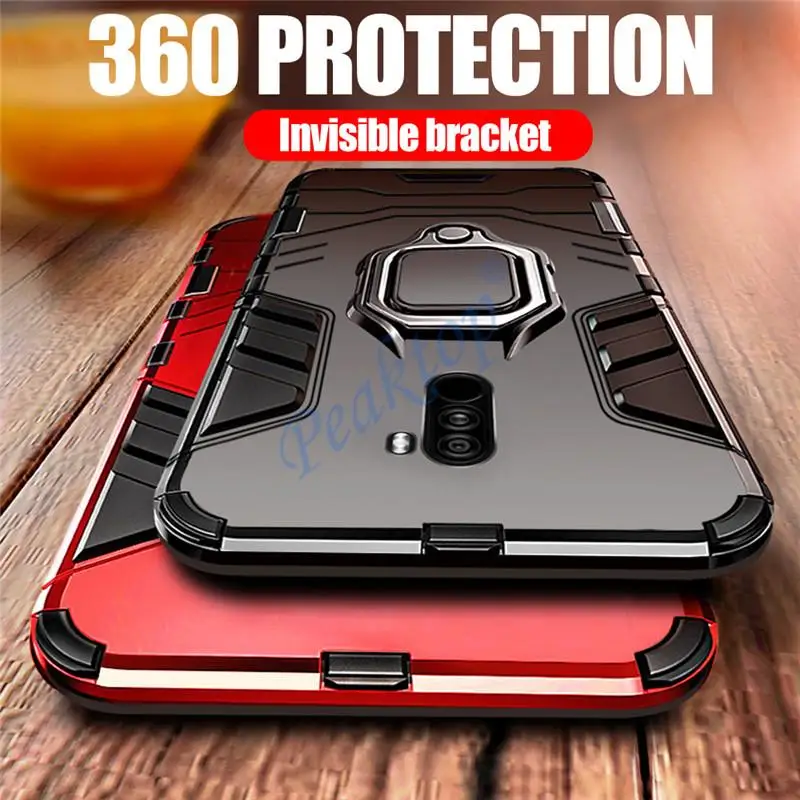Чехол 4 в 1 для Huawei Mate 20 Lite P20 P30 Pro бронированный Магнитный чехол телефона Honor Note 10 6X
