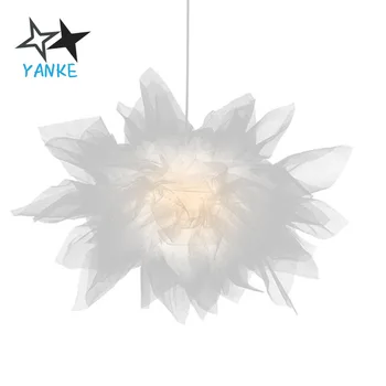 

Northern European-Style Creative Chandelier Bedroom Study Hotel Cloth-Craft Hanging Lamp Led Home living room decor