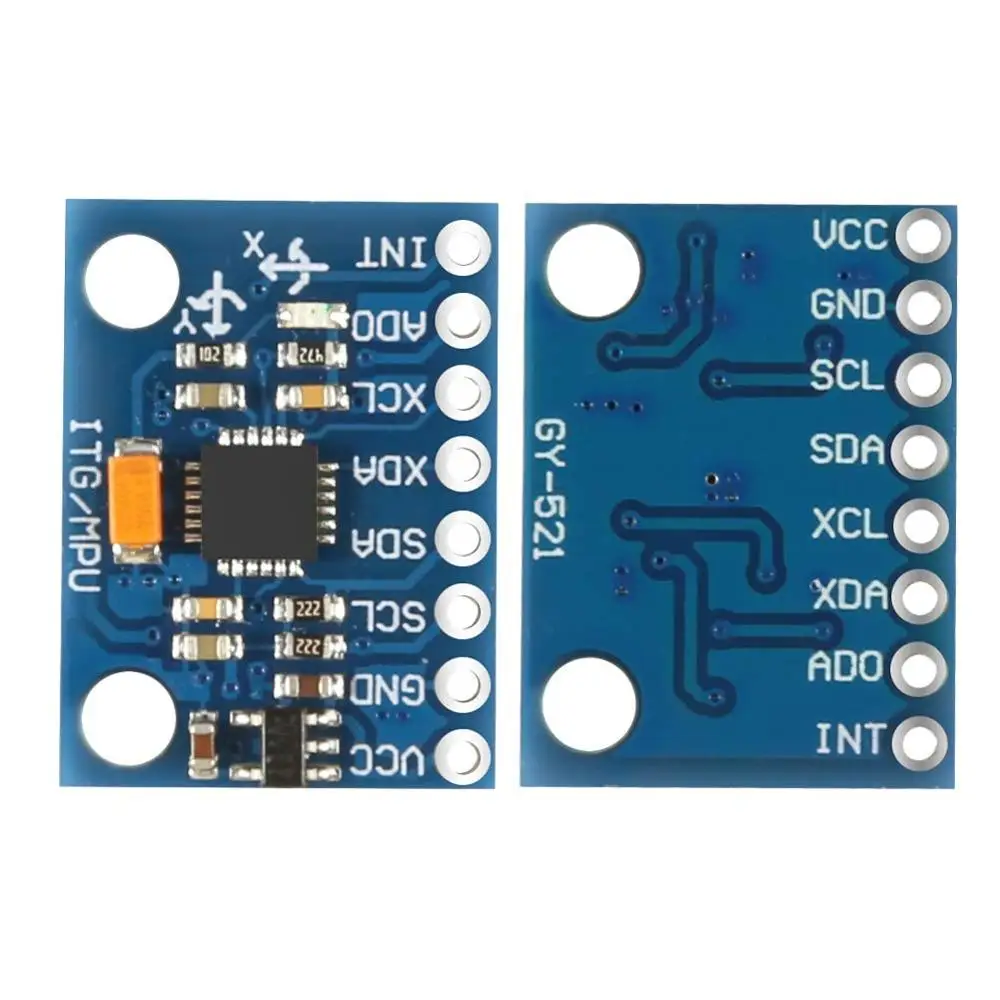 IIC I2C GY-521 MPU-6050 MPU6050 3-осевые аналоговые датчики гироскопа + 3-осевой модуль
