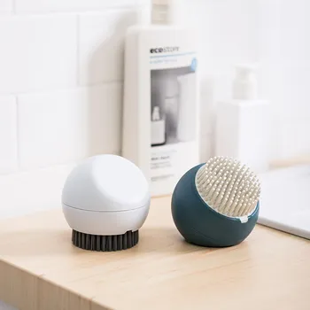 

Silicone Ball Shape Cleaning Brush Bowl Pot Pan Cleaner Kitchen Dish Washing Tools Household Handheld Cleaning Accessories