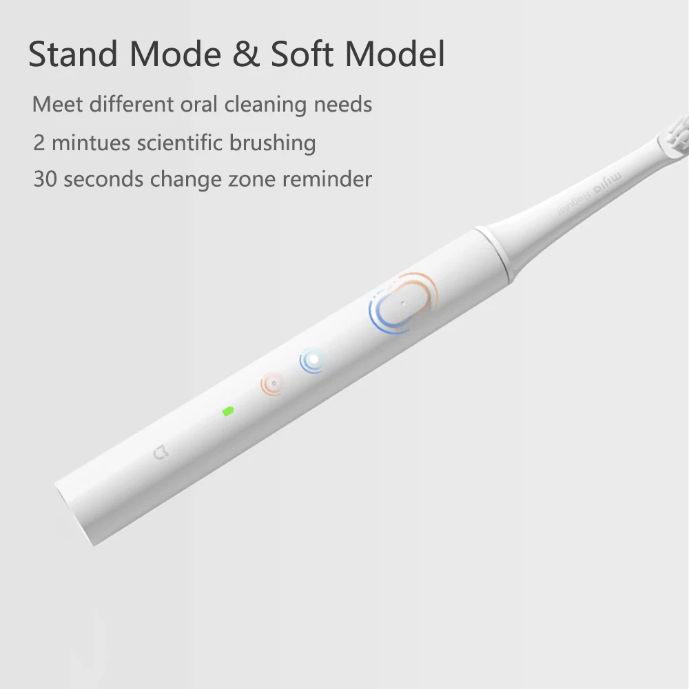 Electric Toothbrush Xiaomi MIJIA T100 Electric Toothbrush Sonic Toothbrush Heads Mi Smart Tooth Brush USB Rechargeable Waterproof Ultrasonic