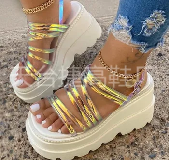 

Women Platform Sandals Open Toe Buckle Strappy Sandals Women Summer Shoes Woman Sandalias Mujer 2020 Chaussures Femme