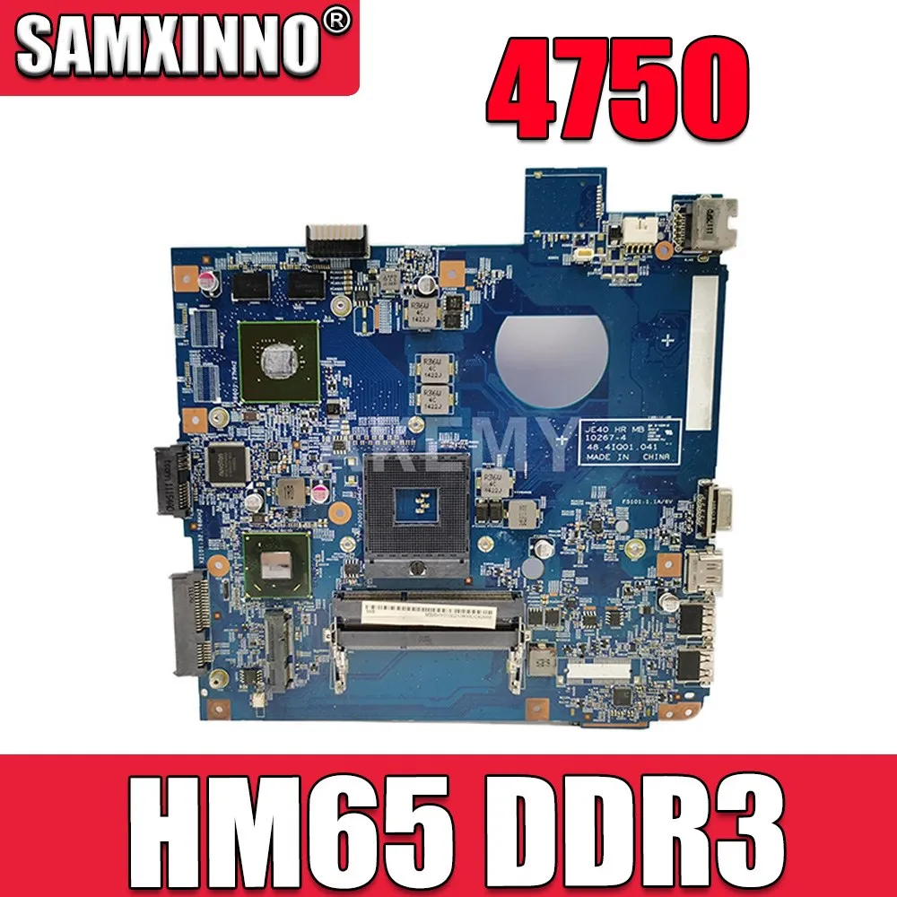 Для ACER 4750 4752 4755 4352 материнская плата ноутбука JE40 HR MB 10267 4 48.41Q01.041 PGA989 HM65 DDR3 100%