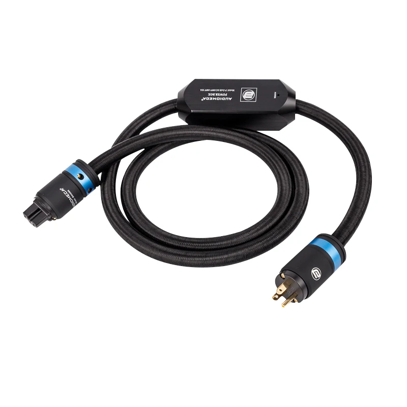 

High fidelity pure copper plated IEC connector for high fidelity audio cable with EMI filtering and noise reduction functions