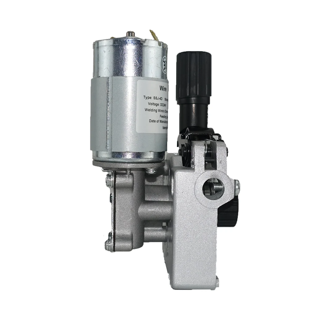 Welding Wire Feeder DC 24V 2 Rolls SSJ-4D Wire Feed Assembly Feeder Roll for Steel Aluminum Flux Cored MIG Welding Machine