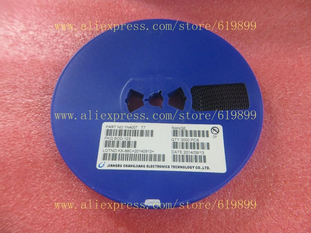 3000 шт./лот SMD 1206 IN4007 1N4007 T7 SOD-123 Бесплатная доставка | Электронные компоненты и